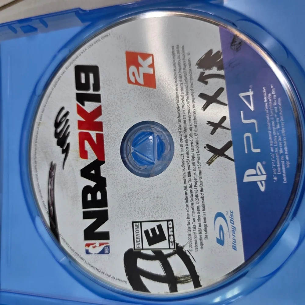 NBA 2K20 and NBA 2K19 PS4 PlayStation 4 Basketball Game Bundle Lot 2K Sports‎ S3